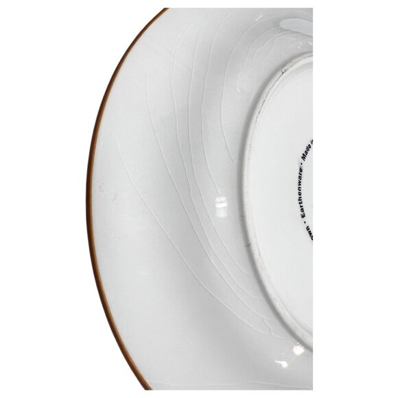 Sakura Pumpkin Hollow Salad Plate With Owls Bats Halloween David Carter Brown - Picture 4 of 4